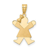 14k-solid-engravable-girl-with-bow-on-left-charm-SolomonJeweler-Wichita-KS-CustomJewelry