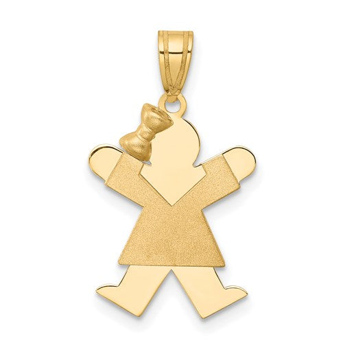 14k-solid-engravable-girl-with-bow-on-left-charm-SolomonJeweler-Wichita-KS-CustomJewelry