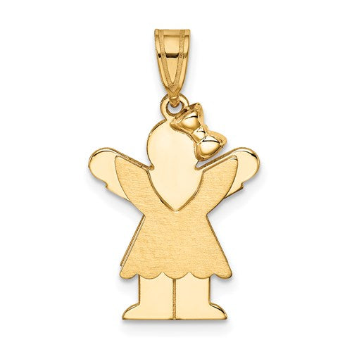 14k-solid-engravable-girl-with-bow-on-right-charm-SolomonJeweler-Wichita-KS-CustomJewelry