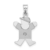 14k-white-gold-aa-diamond-kid-pendant-SolomonJeweler-Wichita-KS-CustomJewelry