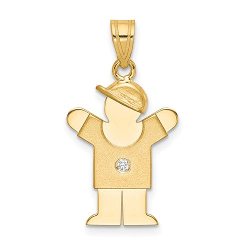 14k-a-diamond-kid-pendant-SolomonJeweler-Wichita-KS-CustomJewelry
