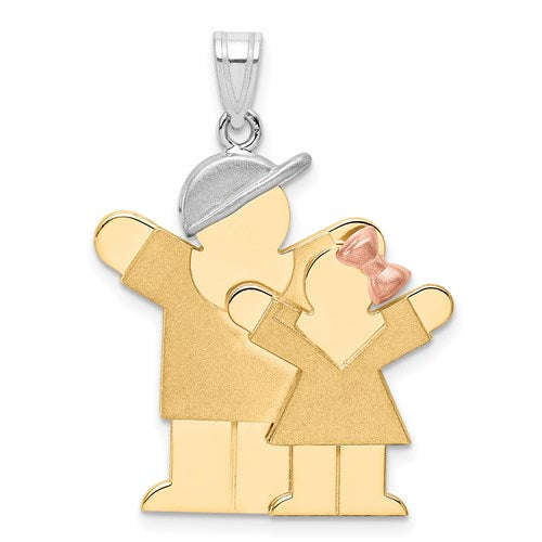 14k-tri-color-big-boy-and-little-girl-engravable-charm-SolomonJeweler-Wichita-KS-CustomJewelry