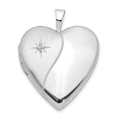 14k-20mm-white-gold-diamond-polished-and-satin-heart-locket-SolomonJeweler-Wichita-KS-CustomJewelry