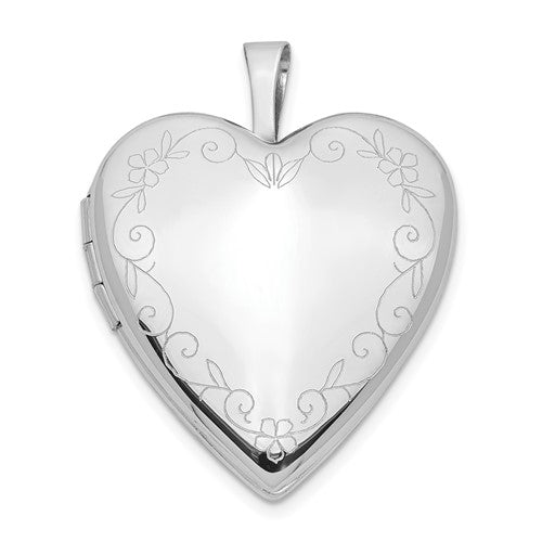 14k-20mm-white-gold-flower-vine-border-heart-locket-SolomonJeweler-Wichita-KS-CustomJewelry