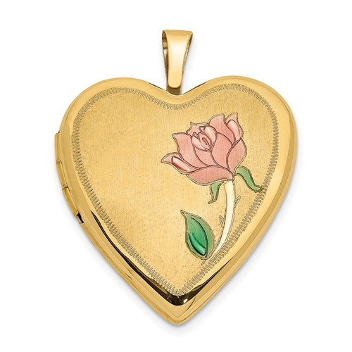 14k-20mm-enamel-rose-heart-locket-SolomonJeweler-Wichita-KS-CustomJewelry