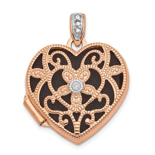 14k-rose-gold-w-diamond-vintage-18mm-heart-locket-SolomonJeweler-Wichita-KS-CustomJewelry