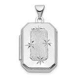 14k-white-gold-diamond-cut-brushed-20mm-rectangular-locket-SolomonJeweler-Wichita-KS-CustomJewelry