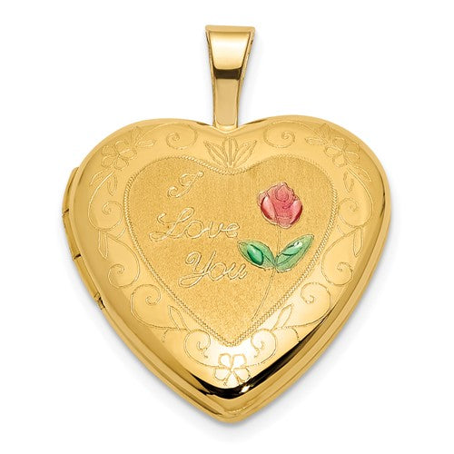 14k-polished-and-satin-w-enamel-16mm-i-love-you-rose-heart-locket-SolomonJeweler-Wichita-KS-CustomJewelry