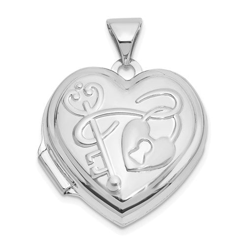 14k-white-gold-18mm-key-to-my-heart-reversible-heart-locket-SolomonJeweler-Wichita-KS-CustomJewelry