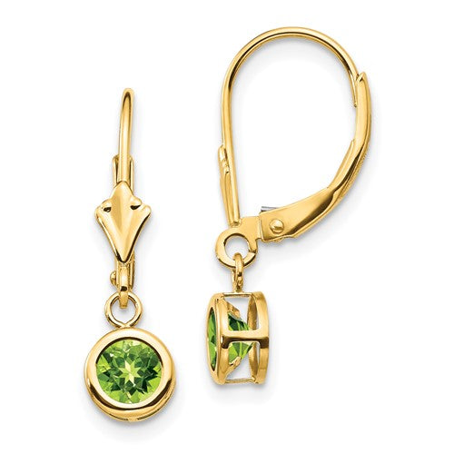 14k-5mm-peridot-leverback-earrings-SolomonJeweler-Wichita-KS-CustomJewelry