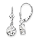 14k-white-gold-6mm-cubic-zirconia-leverback-earrings-SolomonJeweler-Wichita-KS-CustomJewelry
