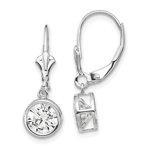 14k-white-gold-6mm-cubic-zirconia-leverback-earrings-SolomonJeweler-Wichita-KS-CustomJewelry