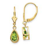 14k-8x5mm-pear-peridot-leverback-earrings-SolomonJeweler-Wichita-KS-CustomJewelry