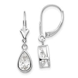 14k-white-gold-8x5mm-pear-cubic-zirconia-leverback-earrings-SolomonJeweler-Wichita-KS-CustomJewelry