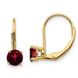 14k-5mm-garnet-leverback-earrings-SolomonJeweler-Wichita-KS-CustomJewelry