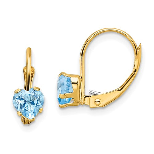 14k-5mm-heart-blue-topaz-leverback-earrings-SolomonJeweler-Wichita-KS-CustomJewelry