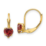 14k-5mm-heart-garnet-leverback-earrings-SolomonJeweler-Wichita-KS-CustomJewelry