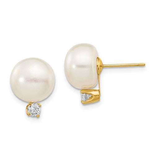 14k-10-11mm-white-button-fw-cultured-pearl-2ct-diamond-post-earrings-SolomonJeweler-Wichita-KS-CustomJewelry