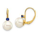 14k-7-7-5mm-white-round-fw-cultured-pearl-sapphire-leverback-earrings-SolomonJeweler-Wichita-KS-CustomJewelry