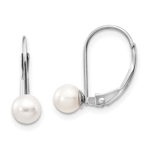 14k-white-gold-5-6mm-round-freshwater-cultured-pearl-leverback-earrings-SolomonJeweler-Wichita-KS-CustomJewelry
