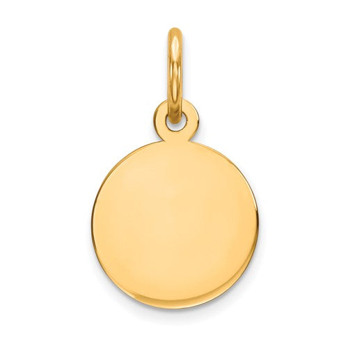 14k-plain-013-gauge-circular-engravable-disc-charm-SolomonJeweler-Wichita-KS-CustomJewelry
