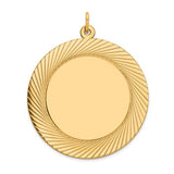 14k-etched-design-035-gauge-circular-engravable-disc-charm-SolomonJeweler-Wichita-KS-CustomJewelry