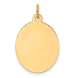 14k-plain-011-gauge-engravable-oval-disc-charm-SolomonJeweler-Wichita-KS-CustomJewelry