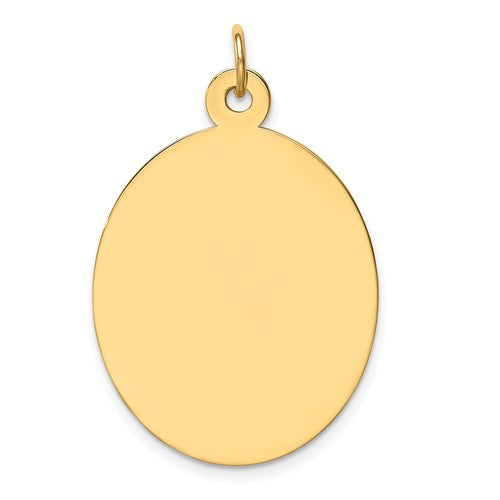 14k-plain-035-gauge-engravable-oval-disc-charm-SolomonJeweler-Wichita-KS-CustomJewelry