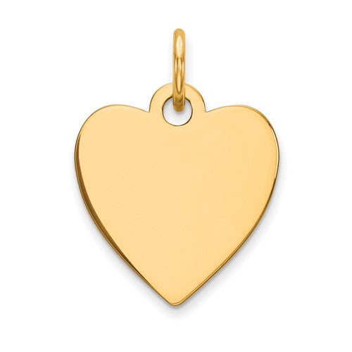 14k-plain-009-gauge-engravable-heart-disc-charm-SolomonJeweler-Wichita-KS-CustomJewelry