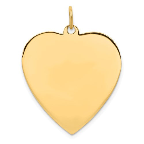 14k-plain-027-gauge-engravable-heart-disc-charm-SolomonJeweler-Wichita-KS-CustomJewelry