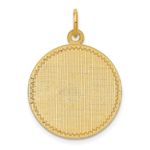 14k-patterned-013-gauge-circular-engravable-disc-charm-SolomonJeweler-Wichita-KS-CustomJewelry