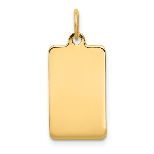14k-plain-035-gauge-rectangular-engravable-disc-charm-SolomonJeweler-Wichita-KS-CustomJewelry