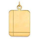 14k-plain-rectangular-027-gauge-engravable-disc-charm-SolomonJeweler-Wichita-KS-CustomJewelry