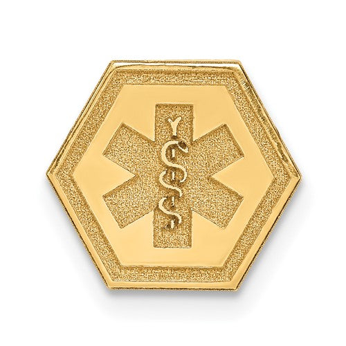 14k-non-enameled-attachable-medical-emblem-charm-SolomonJeweler-Wichita-KS-CustomJewelry