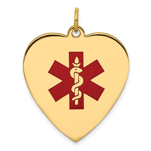 14k-heart-shaped-enameled-medical-jewelry-pendant-SolomonJeweler-Wichita-KS-CustomJewelry