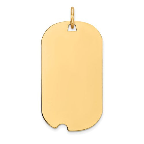 14k-plain-027-gauge-engraveable-dog-tag-w-notch-disc-charm-SolomonJeweler-Wichita-KS-CustomJewelry