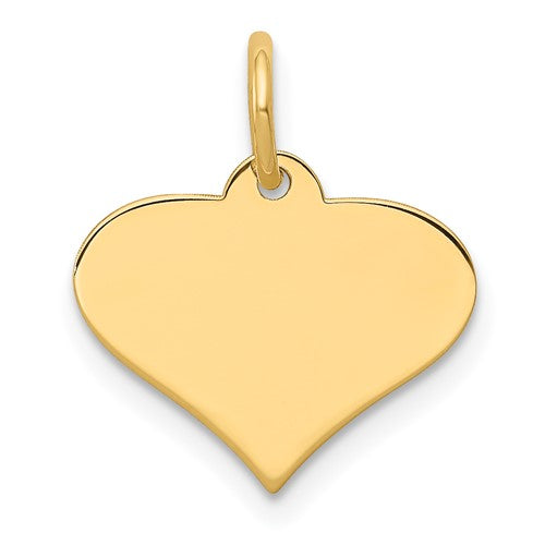 14k-plain-027-gauge-engraveable-heart-disc-charm-SolomonJeweler-Wichita-KS-CustomJewelry