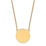 14k-plain-027-gauge-circular-engravable-disc-18in-necklace-SolomonJeweler-Wichita-KS-CustomJewelry