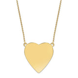 14k-plain-018-gauge-heart-engravable-disc-18in-necklace-SolomonJeweler-Wichita-KS-CustomJewelry