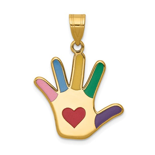 14k-enameled-autism-w-heart-handprint-pendant-SolomonJeweler-Wichita-KS-CustomJewelry