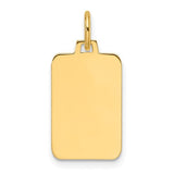 14k-plain-035-gauge-engravable-rectangular-disc-charm-SolomonJeweler-Wichita-KS-CustomJewelry