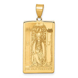 14ky-the-high-priestess-tarot-card-pendant-SolomonJeweler-Wichita-KS-CustomJewelry