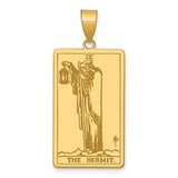 14ky-the-hermit-tarot-card-pendant-SolomonJeweler-Wichita-KS-CustomJewelry