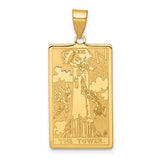 14ky-the-tower-tarot-card-pendant-SolomonJeweler-Wichita-KS-CustomJewelry