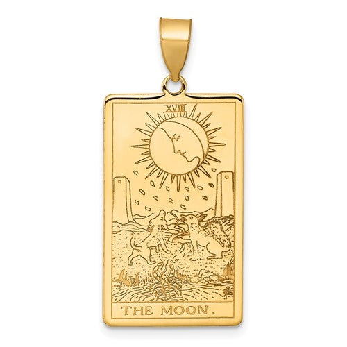 14ky-the-moon-tarot-card-pendant-SolomonJeweler-Wichita-KS-CustomJewelry
