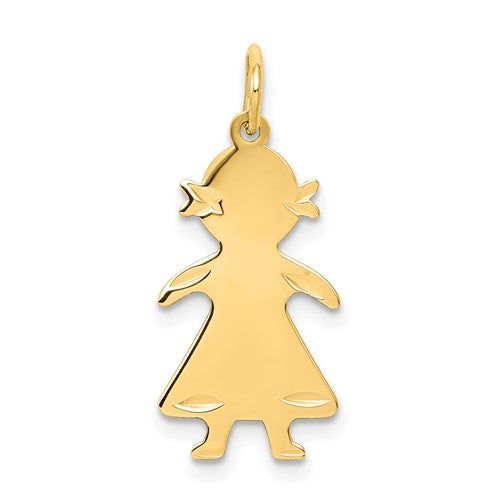 14k-018-depth-engravable-girl-charm-SolomonJeweler-Wichita-KS-CustomJewelry