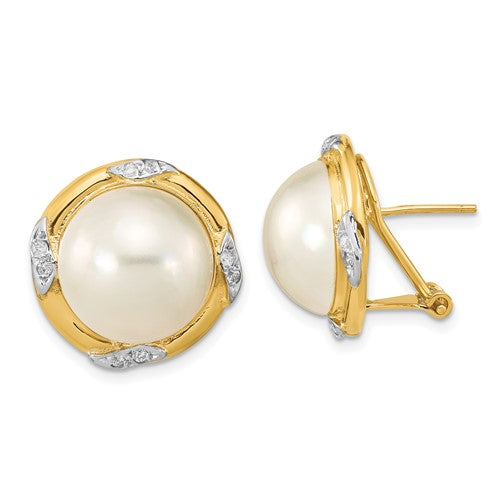 14k-13-14mm-white-saltwater-mabe-pearl-16ct-dia-omega-back-earrings-SolomonJeweler-Wichita-KS-CustomJewelry