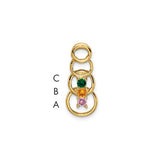 14k-3-synthetic-stone-family-pendant-SolomonJeweler-Wichita-KS-CustomJewelry