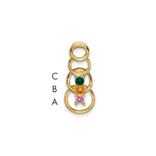 14k-3-synthetic-stone-family-pendant-SolomonJeweler-Wichita-KS-CustomJewelry