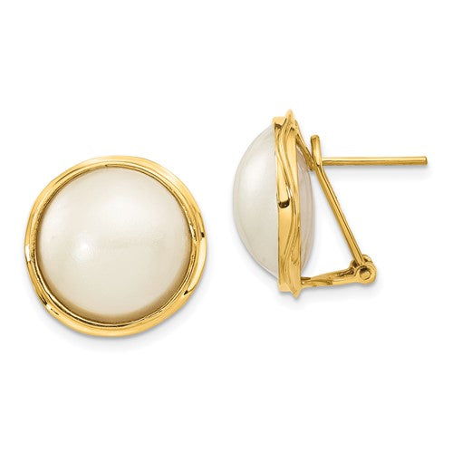 14k-14-15mm-white-freshwater-cultured-mabe-pearl-omega-back-earrings-SolomonJeweler-Wichita-KS-CustomJewelry